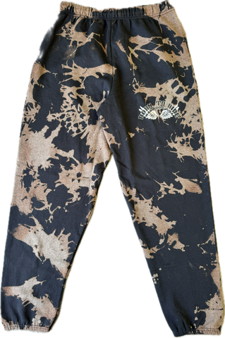 "BORN TO RIDE" Sweatpants in BLEACH