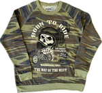 "BORN TO RIDE" Crewneck in CAMO