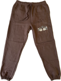 "BORN TO RIDE" Sweatpants in DIRT