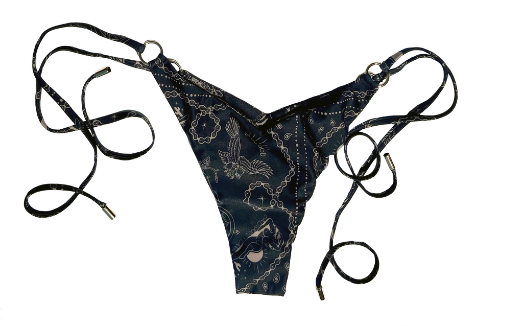 "CALIFORNIA" Bikini Bottom in GOLD RUSH - 50% OFF