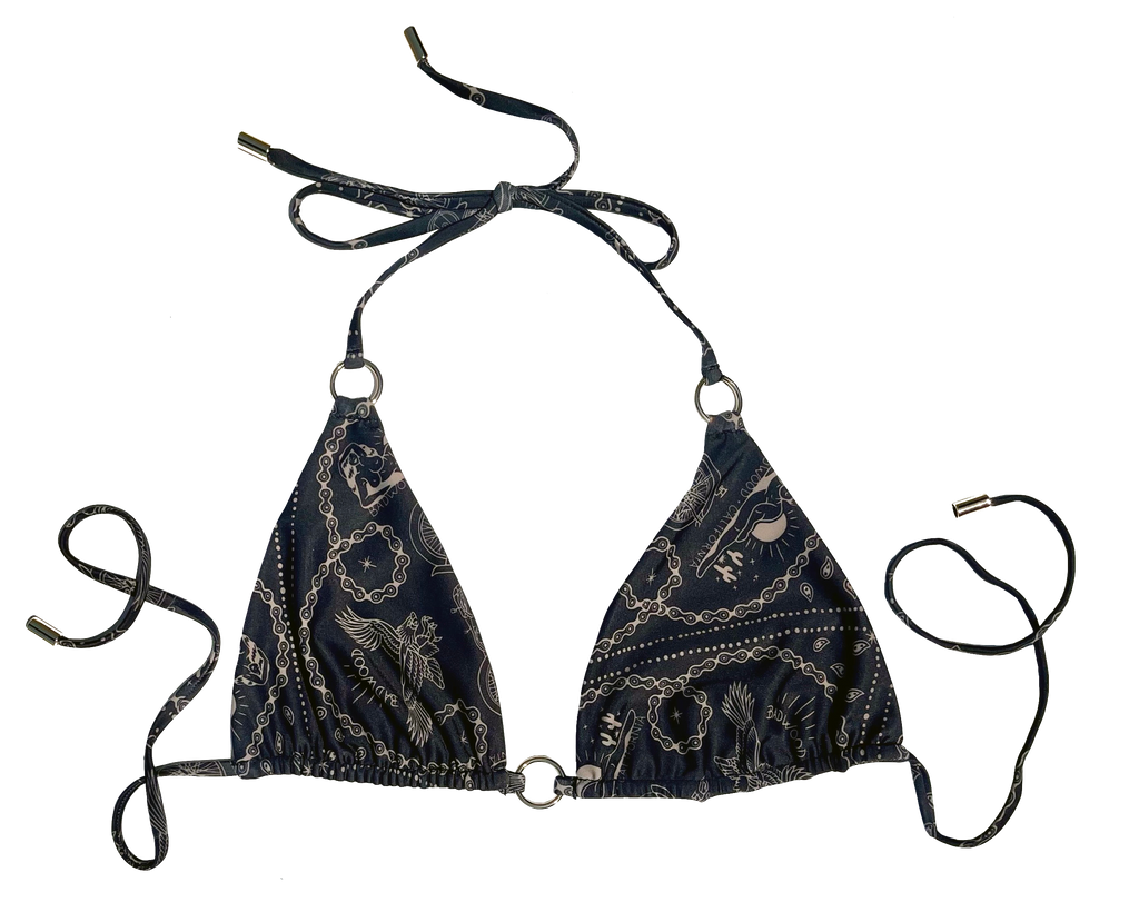 "CALIFORNIA" Bikini Top in GOLD RUSH - 50% OFF