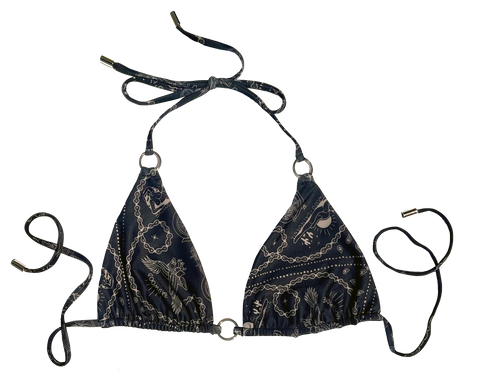 "CALIFORNIA" Bikini Top in GOLD RUSH - 50% OFF