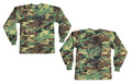 "WOODLAND CAMO" Long Sleeve